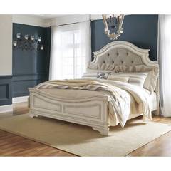 QUEEN BED-TWO TONE