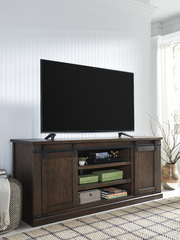 XL TV STAND-RUSTIC BROWN