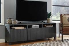 ASHLEY TV STAND- BLK